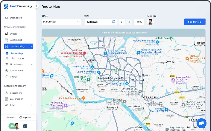 GPS Employee Tracking